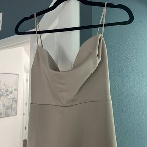 Elegant Beige Women's Dress